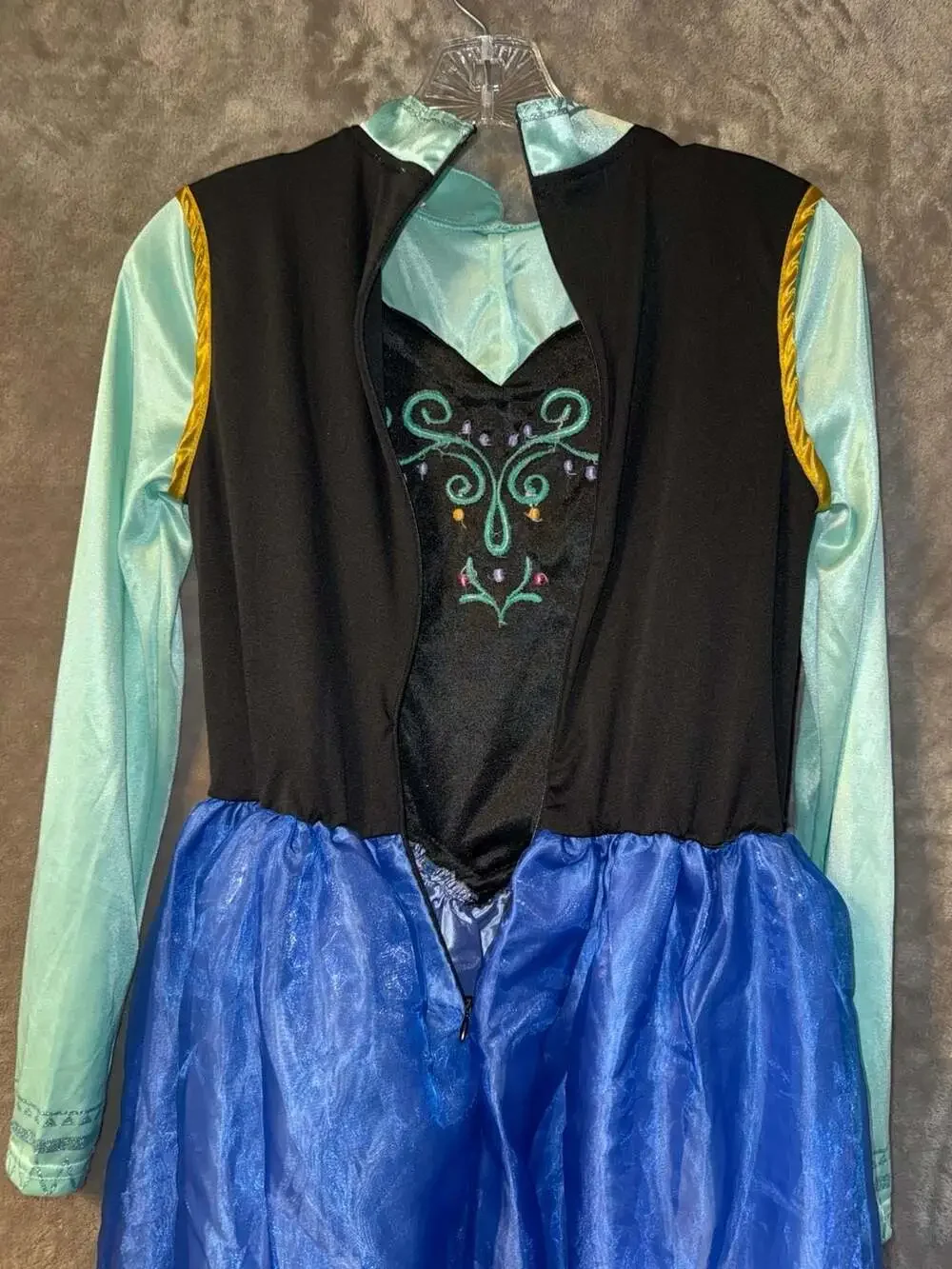Disney Frozen Girls Anna Coronation Dress Costume